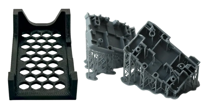 Resin-Drucke mit Stützstrukturen – hohe Detailtreue und Präzision der MSLA-Technologie